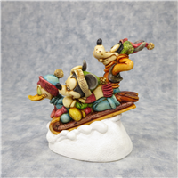 SNOW DAY WITH FRIENDS 4-3/8 inch Disney Box Figurine (Harmony Kingdom, WDWRMFC2, 2004)