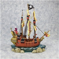 JOLLY ROGER 10 inch Peter Pan Lighted Ship Figurine (Disney Direct, Disney, 44581)