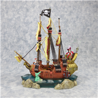 JOLLY ROGER 10 inch Peter Pan Lighted Ship Figurine (Disney Direct, Disney, 44581)