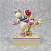 PAIRS SKATING 5-3/4 inch Disney Donald & Daisy Duck Figurine (Jim Shore, Enesco, 4033269)