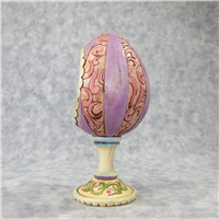 HATCHED JUST IN TIME FOR SPRING 7-1/4 inch Bunny in Egg Figurine (Jim Shore, Enesco, 4009253, 2007)