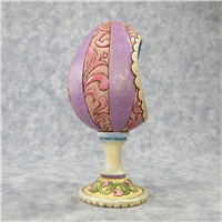 HATCHED JUST IN TIME FOR SPRING 7-1/4 inch Bunny in Egg Figurine (Jim Shore, Enesco, 4009253, 2007)