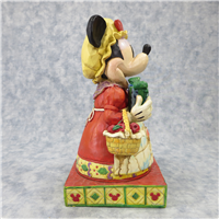 HEARTWARMING HOLIDAY 8-3/4 inch Disney Minnie Mouse Figurine (Jim Shore, Enesco, 4004042, 2005)