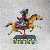 DETERMINED PATRIOT 9-1/2 inch Disney Mickey Mouse Figurine (Jim Shore, Enesco, 4004153, 2005)
