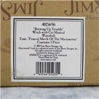 BREWING UP TROUBLE 6 inch Musical Snow Globe (Jim Shore, Enesco, 4015696, 2009)