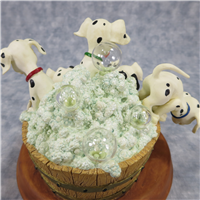 101 DALMATIANS Bath Time 5-1/2 inch Porcelain Music Box (Disney)