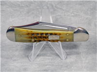 1998 Case Pocket Worn 61749L SS Brown Bone Mini CopperLock