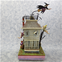 WICKED 13-1/4 inch Deluxe Haunted House with Lighted/Motion/Sound Figurine (Jim Shore, Enesco, 4010356, 2008)