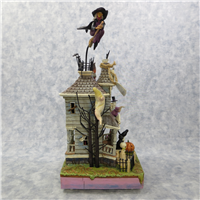 WICKED 13-1/4 inch Deluxe Haunted House with Lighted/Motion/Sound Figurine (Jim Shore, Enesco, 4010356, 2008)