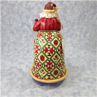 CHRISTMAS SPIRIT LIVES WITHIN 10-1/2 inch Santa w/ Kids Lighted Revolving Figural Music Box (Jim Shore, Enesco, 4006647, 2006)