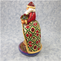 CHRISTMAS SPIRIT LIVES WITHIN 10-1/2 inch Santa w/ Kids Lighted Revolving Figural Music Box (Jim Shore, Enesco, 4006647, 2006)