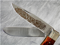 1988 CAMILLUS Jigged Bone Limited Edition NKCA Club Jumbo Trapper Knife