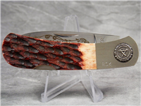 1986 GERBER Jigged Bone Limited Edition NKCA Club Sportsman Lockback Knife