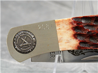 1986 GERBER Jigged Bone Limited Edition NKCA Club Sportsman Lockback Knife