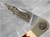 1986 GERBER Jigged Bone Limited Edition NKCA Club Sportsman Lockback Knife