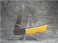 GERBER Silver Knight 3-1/4" Yellow Lockback