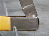 GERBER Silver Knight 3-1/4" Yellow Lockback