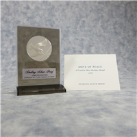 Christmas 'Dove of Peace' Holiday Silver Proof Medal (Franklin Mint, 1972)