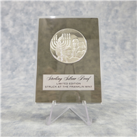 'Hanukkah' Holiday Silver Proof Medal (Franklin Mint, 1971)