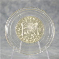CZECHOSLOVAKIA 10 Korun 10th Anniversary/Slovak Uprising Silver Proof Coin (1955)
