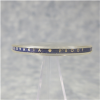 CZECHOSLOVAKIA 25 Korun 10th Anniversary/Slovak Uprising Silver Proof Coin (1955)