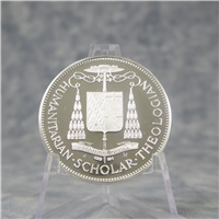 CARDINAL SPELLMAN Catholic Commemorative Medal Society Silver Memorial Medal (Franklin Mint, 1968)