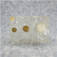 Mexico 3 Coin Silver Mint Set (Mexican Mint, 1962)
