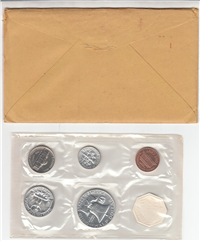 1963 Proof Set (tan envelope 5 coins)