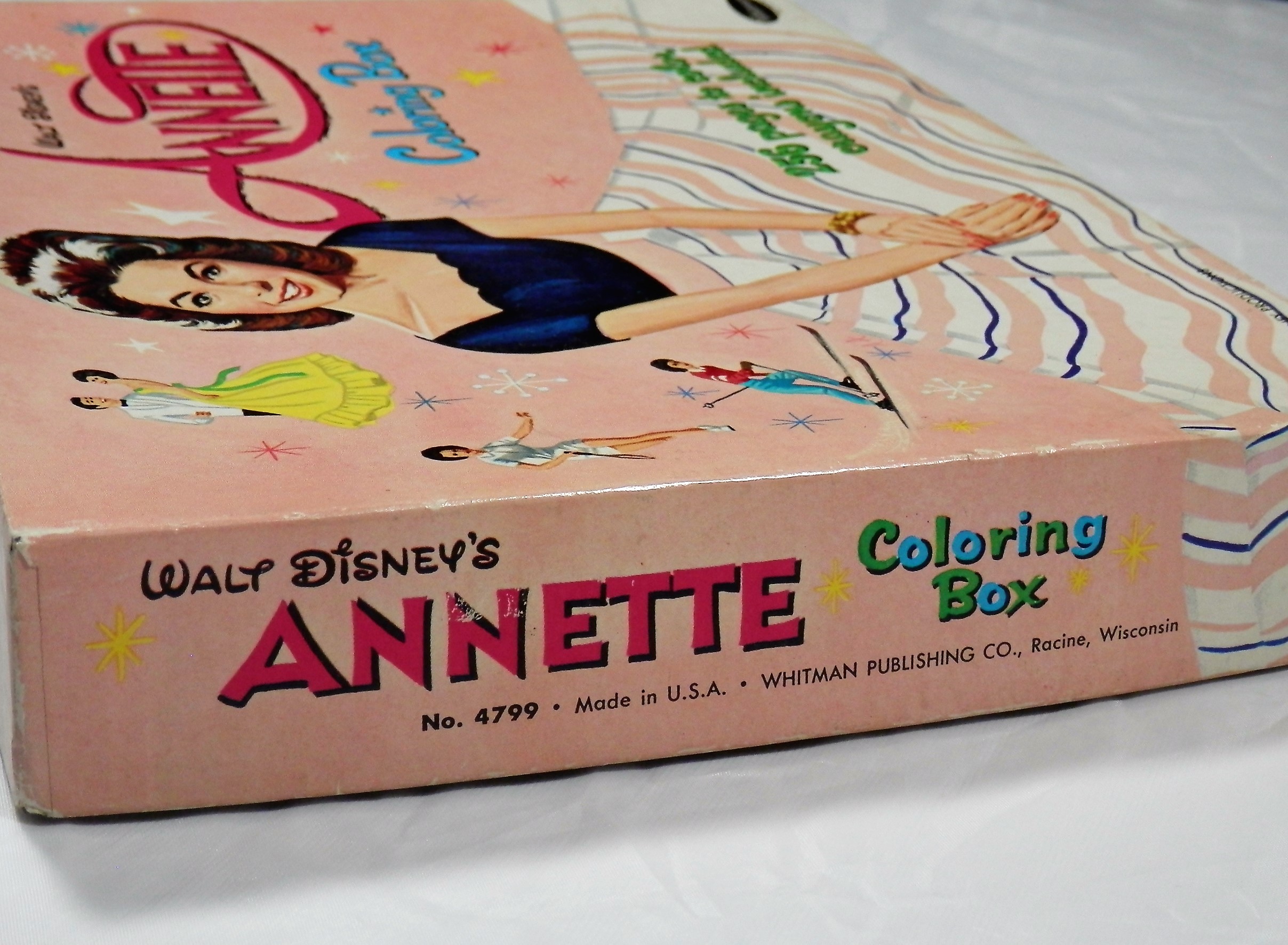 How much is Vintage ANNETTE COLORING BOX Incomplete (Disney, Whitman ...
