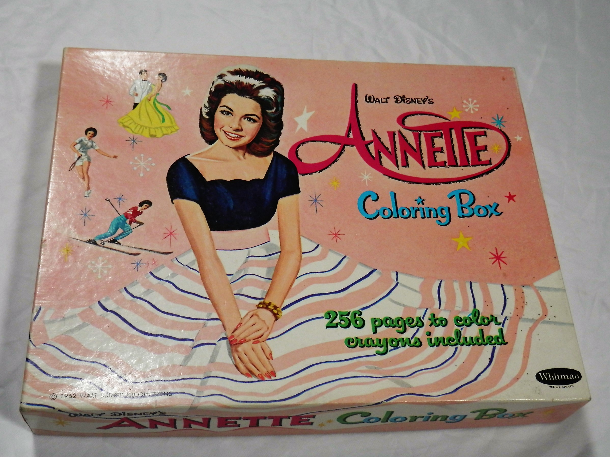 How much is Vintage ANNETTE COLORING BOX Incomplete (Disney, Whitman ...