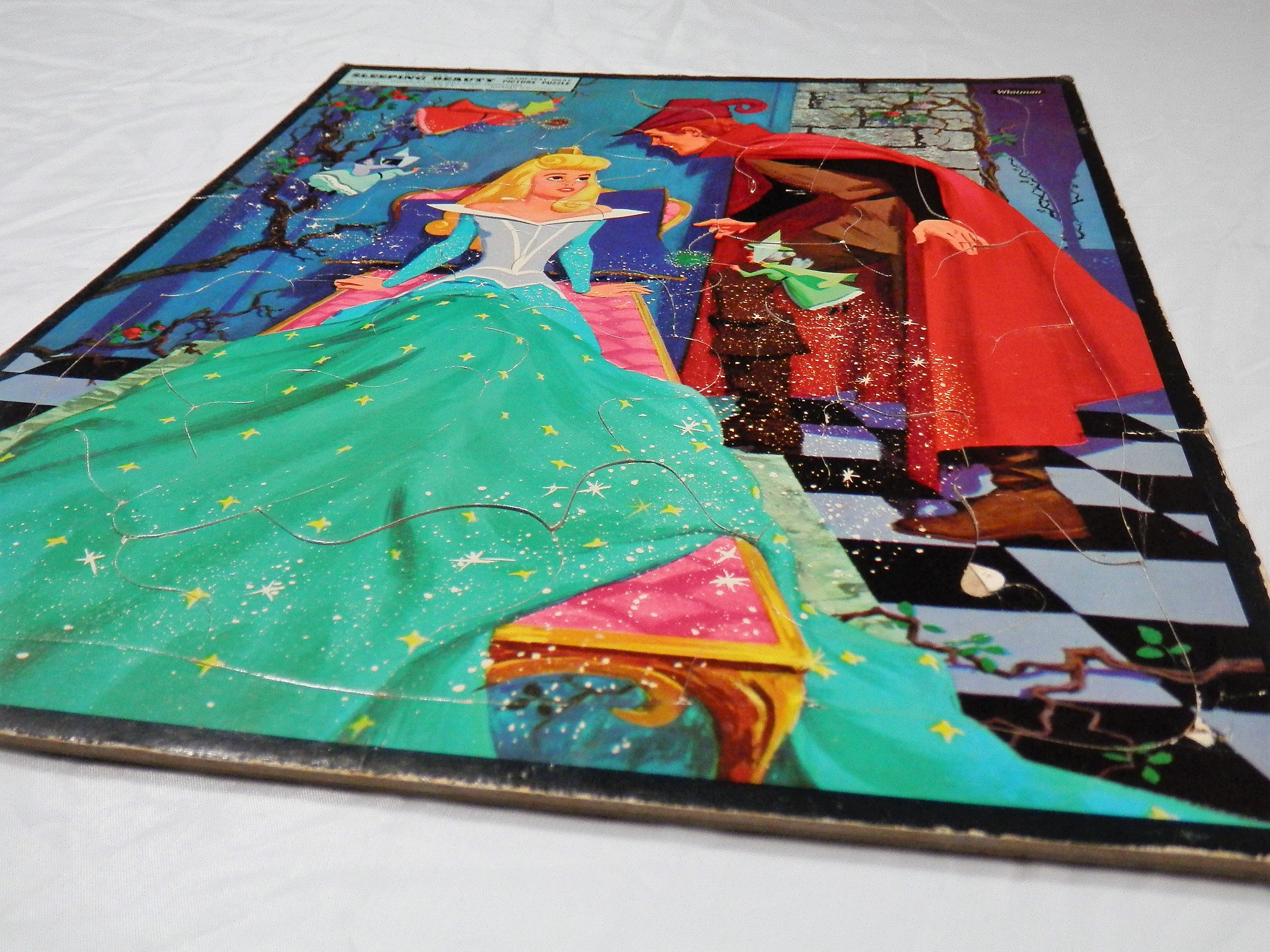 1958 Vintage Disney sleeping beauty 3 sold picture puzzle