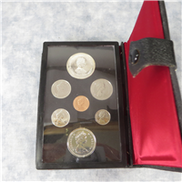 CANADA 7 Coin Double Struck Silver Dollar Proof Set (Royal Canadian Mint, 1977)