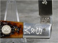 2004 SCHATT & MORGAN QUEEN Ltd Ed Jigged Bone Barlow NKCA Youth Knife