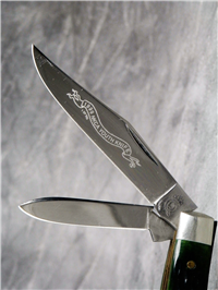 1999 QUEEN Limited Edition NKCA Youth Green Jigged Bone Small Trapper