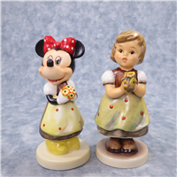 FOR MOTHER Disney Minnie Mouse & Hummel Figurines (17-332-13 & Hum 257/0, TMK)