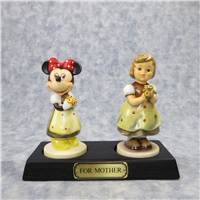 FOR MOTHER Disney Minnie Mouse & Hummel Figurines (17-332-13 & Hum 257/0, TMK)