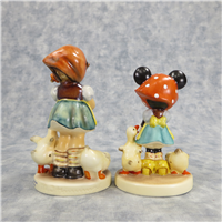 BE PATIENT Disney Minnie Mouse & Hummel Figurines (17-324-01-3 & Hum 197/2/0, TMK)