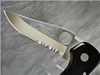 Rare 1990s SPYDERCO WAYNE GODDARD JR C18PS Micarta Lockback