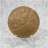 ISRAEL Ashdod Port Bronze Medal (Israel Gov. Coins & Medals Corp. Ltd., 1966)