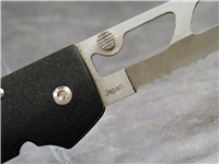 BERETTA 5" Black Serrated Folding Lockback