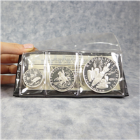 Republic of Haiti 3 Coin Pure Silver Proof Set (1968)