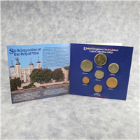 UNITED KINGDOM Uncirculated 7 Coin Collection (Royal Mint, 1982)