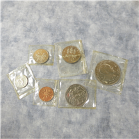 JAMAICA 6 Coin Proof Set (London Royal Mint,1969)