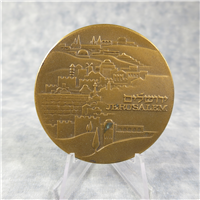 ISRAEL The Ninth Zimriya 59 mm Bronze Medal (Kretschmer Mint, 1975)