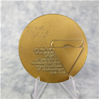 ISRAEL Technion University Jubilee 59 mm Bronze Medal (Hecht Mint, 1974)