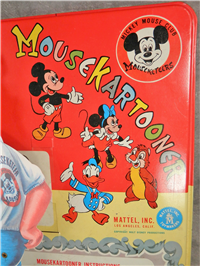 Vintage DISNEY Mousekartooner Mouseketeer Draw Like Roy Williams Litho Tin (Mattel, 1950s) 