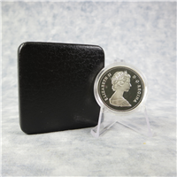 CANADA Trans-Canada Railway $1 Dollar Silver Proof Coin (RCM, 1981)