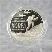 1991-P Korean War Silver Dollar Proof