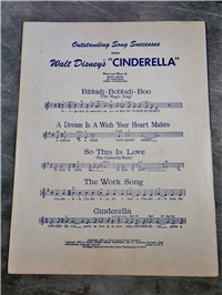 Vintage WOULD I LOVE YOU Sheet Music Bob Russell (Disney, 1950)