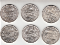 1966 SWEDEN Gustaf VI Adolf/Constitutional Reform 5 Kroner BU Coin